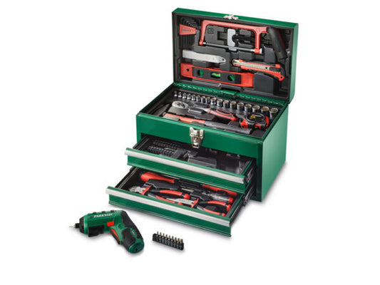 PARKSIDE® Toolbox with PWBM A1 cordless screwdriver
